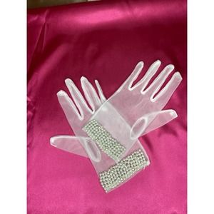 Olivia  Women's Luxurious Elegant Full-Fingered Pearl Gloves